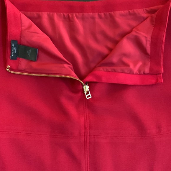 Ann Taylor Ruby Red Petite Skirt Size 4P - Picture 6 of 11